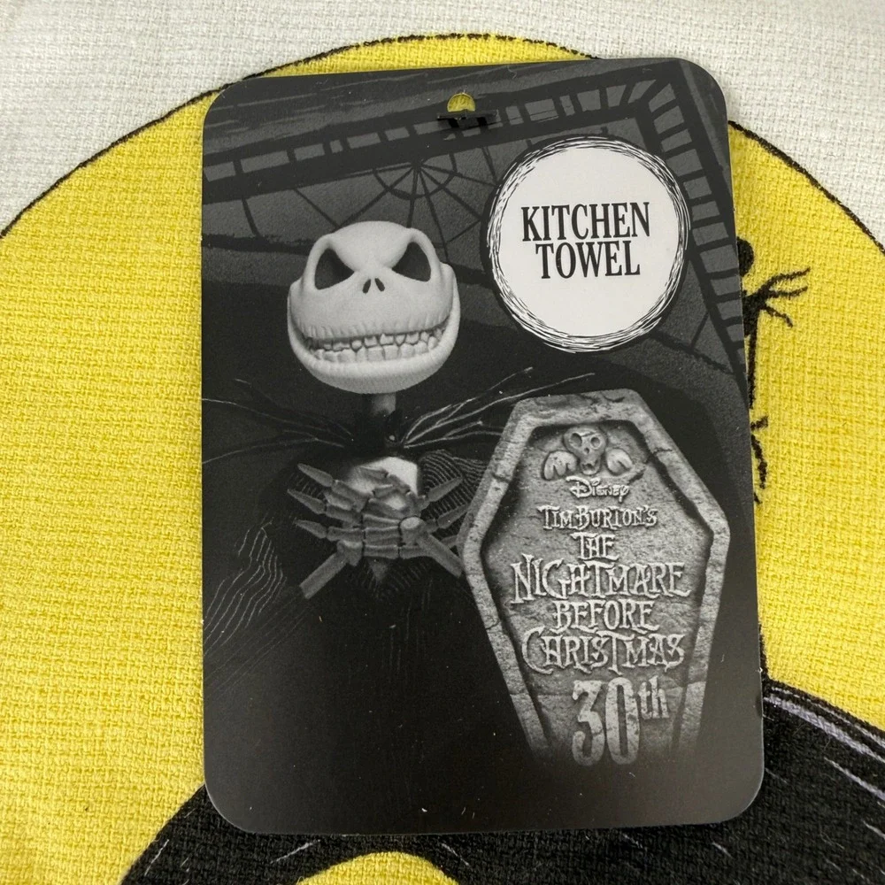 Disney Nightmare Before Christmas 30th Anniversary Kitchen Towels Set of 2